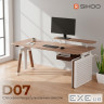 Компютерний стіл з електрорегулюванням висоти Sihoo D07 1.6m Maple/White (D07B-102/D07J-102-AB)