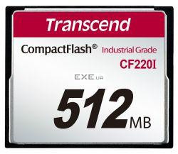 Карта пам'яті Transcend 512MB Industrial CF Card 220X (TS512MCF220I)