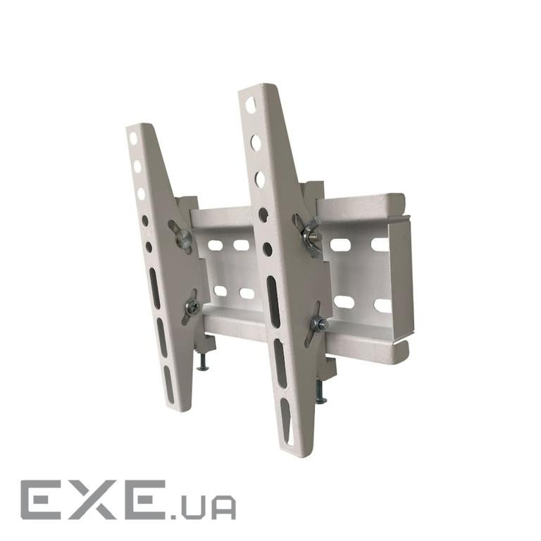 Кріплення для телевізора настінне TV02T White, 23" -43" до 35 кг, VESA від 50x50 до 200x200, кут нах
