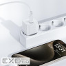 Зарядний пристрій Acefast USB-C 30W Gan A77 mini + USB-C cable Fast Charger White (6974316282853)
