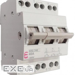 Переключатель нагрузки ЕТІ SSQ 340 "1-0-2", 3p 40A SSQ 340 "1-0-2", 3p 40A