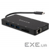 Концентратор Vinga USB-C 3.1 to VGA+HDMI+RJ45+3xUSB3.0+USB2.0+SD/TF+PD100W+Audio (VHYC10)