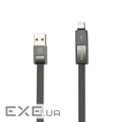 Кабель Remax RC-042t Strive USB - Lightning + micro USB (M/M), 1 м , Black (6954851272939)