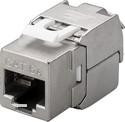 Конектор мережевий FreeEnd-RJ45 STP6a,конектор AWG22-26 Keystone ToolF,срібний (75.09.0864-100) (75.09.0864-100)