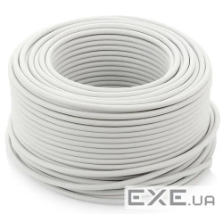 Кабель ПВС 4х1 Білий бухта 100 метрів ціна за бухту (YT34586) (YT34586)