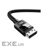 Кабель UGREEN DP114 DP1.4 Male to Male Plastic Case Braided Cable DisplayPort 3м Black (80393)