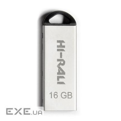 Флеш-накопичувач USB 16GB Hi-Rali Fit Series Silver (HI-16GBFITSL)