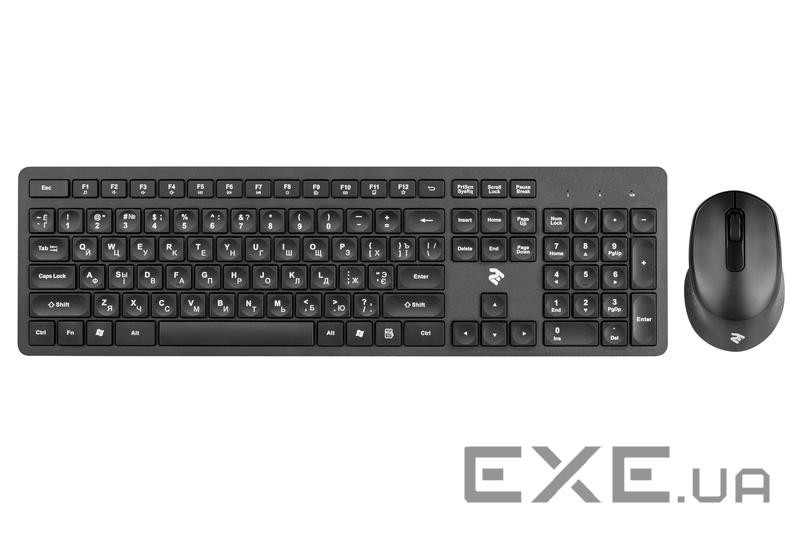 Комплект 2E MK420 Wireless Black (2E-MK420WB)