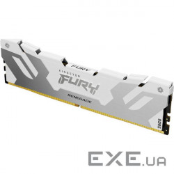 Модуль пам'яті KINGSTON FURY Renegade White/Silver DDR5 6400MHz 16GB (KF564C32RW-16)