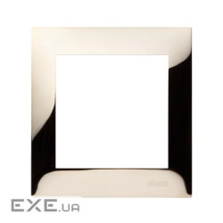 Рамка Premium 1x, металева (золото) (DR1/66)