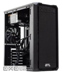 Корпус GTL 3804N1-U3C Black, БЖ 500W, Midi Tower, ATX / MicroATX / Mini ITX, 2xU (GTL3804N1-U3C-500)