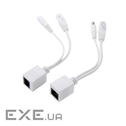 Перехідник відео RJ45 UTP5e M/F (PoE),+DC PoE Injector 12-48V,чорний (84.00.7119-1) (84.00.7119-1)