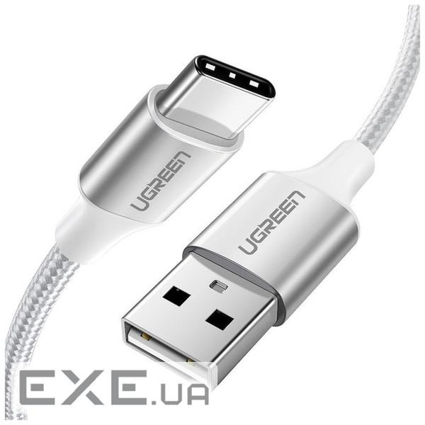 Дата кабель USB 2.0 AM to USB-C 1.5m 3.0A 18W US288 White Ugreen (60132)