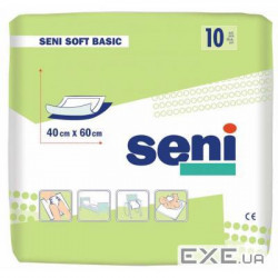 Пелюшки для немовлят Seni Soft Basic 40х60 см 10 шт (5900516692445)
