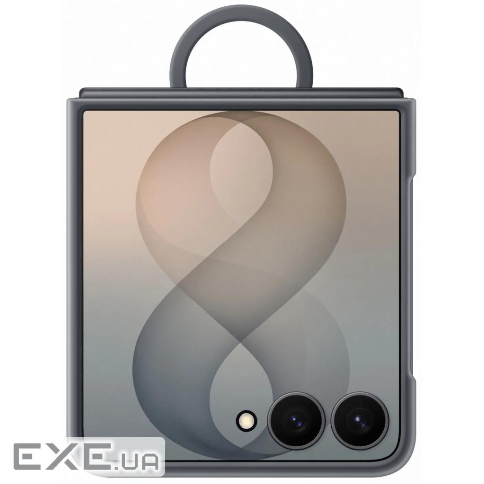 Чохол для смартф. SAMSUNG для Flip 8 Silicone Ring Magnet Case EF-EF776CBEGUA / Чорний