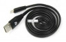 Кабель 2E USB 2.0 Lightning Data/ Charge Flat 1m, Black (2E-CCTI03F-1B)