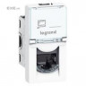 Розетка інформаційна Legrand MOSAIC RJ45 UTP кат.5e LCS? (1 модуль), колір Білий (076551)
