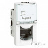 Розетка інформаційна Legrand MOSAIC RJ45 UTP кат.5e LCS? (1 модуль), колір Білий (076551)