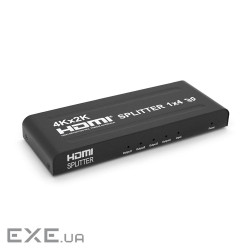 Активний HDMI сплітер 1=>4 порти, 4K, 2K, 3D, 1080Р, 1,4 версія, D (YT-S- (YT-S-HDMI1=>4-4KM)