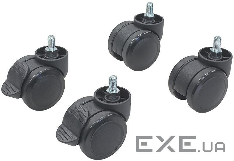 Ролик ZPAS 300 поворотний без гальма, комплект 2 шт. . (WZ-SB73-00-02-000-2)