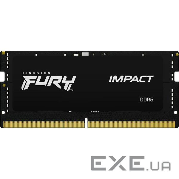 Модуль пам'яті KINGSTON FURY Impact SO-DIMM DDR5 5600MHz 16GB (KF556S40IB-16)