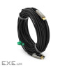 Кабель мультимедійний HDMI M to HDMI M 20.0m V2.0 4K UHD black VEGGIEG (YT-HDMI(M)/(M)HA-20/19719)