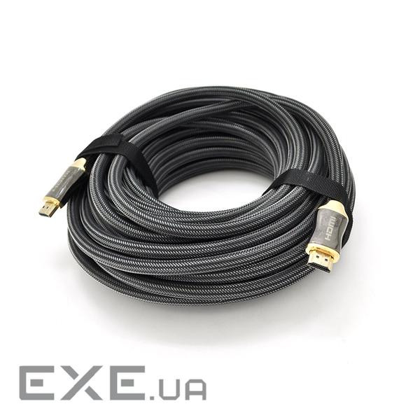 Кабель VEGGIEG HA-20 HDMI-HDMI 4K UHD, 20.0m, v2,0 (YT-HDMI(M)/(M)HA-20)