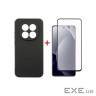 Чохол до мобільного телефона Dengos Carbon Cover + Glass Xiaomi Redmi Note 15 Pro 4G Bla (DG-KM-191)
