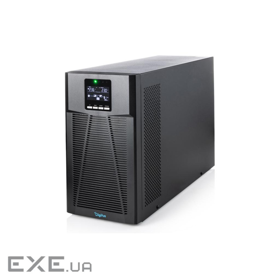 Джерело безперебійного живлення DIGITUS 3000VA/3000W, Tower, LCD, RJ45, RS232, USB, 8xC1 (DN-170132)