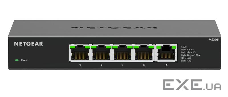Комутатор NETGEAR MS305, 5x2, 5GE, некерований (MS305-100EUS)