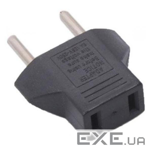 Перехідник US to EU 220V black Armorstandart (ARM18066)
