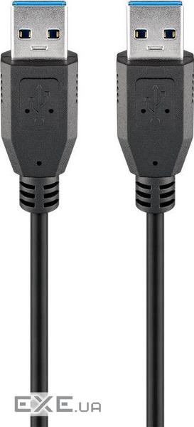 Кабель Goobay USB3.0 A M/M 5.0m, AWG28 3xShielded D=5.5mm Gold Cu (75.09.6117-1)