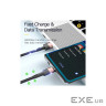 Дата кабель USB 2.0 AM to USB-C 2.0m 7A black Essager (EXCT-XCA01)