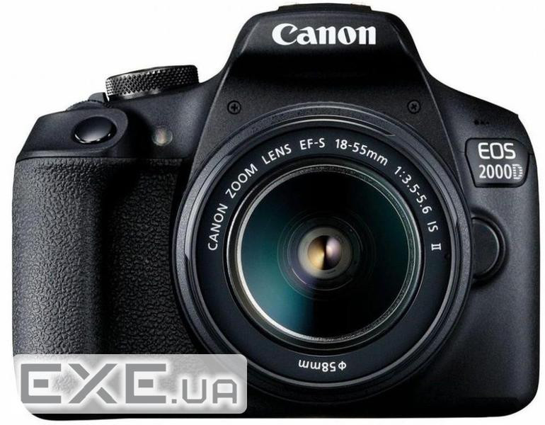 Фотоапарат цифровий CANON EOS 2000D 18-55 IS Black (2728C008AA)