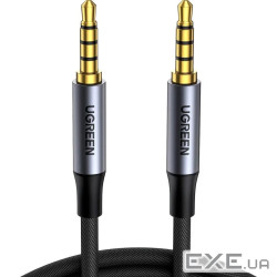 Кабель мультимедійний 3.5mm M to 3.5mm M 1.0m (4pin) AV183 gray Ugreen (10648)