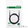 Кабель мультимедійний 3.5mm M to 3.5mm M 1.0m (4pin) AV183 gray Ugreen (10648)