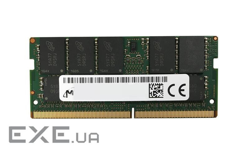 Оперативна пам'ять MICRON SO-DIMM DDR4 2400MHz 16GB (MTA16ATF2G64HZ-2G3H1)