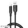 Кабель XO USB - USB Type-C (M/M), 3А, 60W, 1 м, Black (NB265-AC.black)