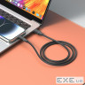 Кабель XO USB - USB Type-C (M/M), 3А, 60W, 1 м, Black (NB265-AC.black)