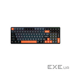 Клавиатура Aula S100 Wired keyboard Brown switch Black EN/UA (6948391203157)