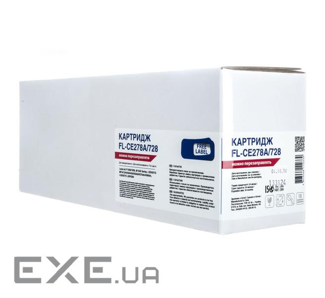 Картридж Canon 728, Black, MF4410/ MF4430/ MF4450/ MF4550/ MF4570/ MF4580, 2100 ст (CT-HP-CE278A-FL)