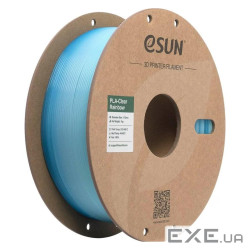 Пластик для 3D-принтера eSUN PLA Clear Rainbow 1,75mm 1kg Transl BLUE WHITE (PLA-CLRB175T-UW1P1)