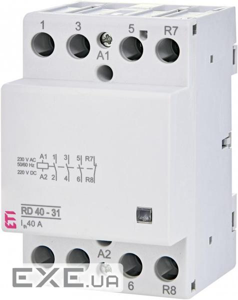 Контактор модульний ETI RD 40-31 230V AC/DC (2464020)