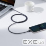 Кабель BASEUS Crystal Shine Series Fast Charging Data Cable USB to iP 2.4A 2м Blue (CAJY000103)
