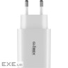 Зарядний пристрій Globex 1xUSB + 1xUSB-C 30W FastPower white (30WAC)