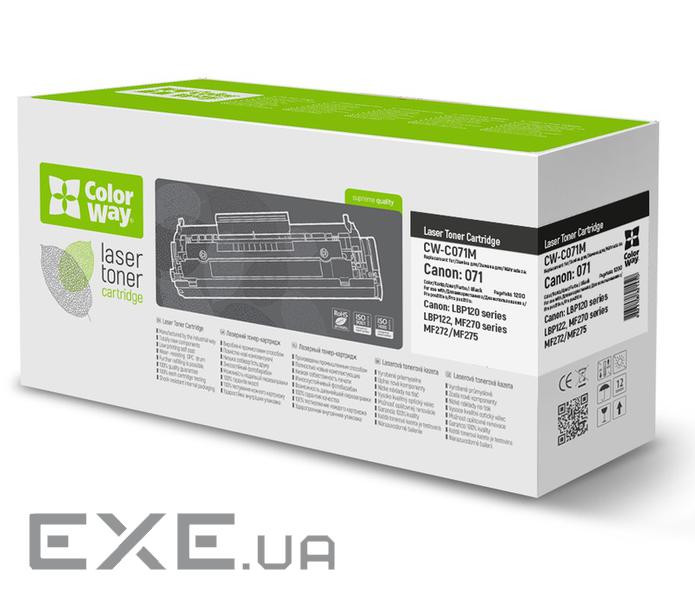 Картридж ColorWay для CANON 071 LBP122/MF272 (CW-C071M)