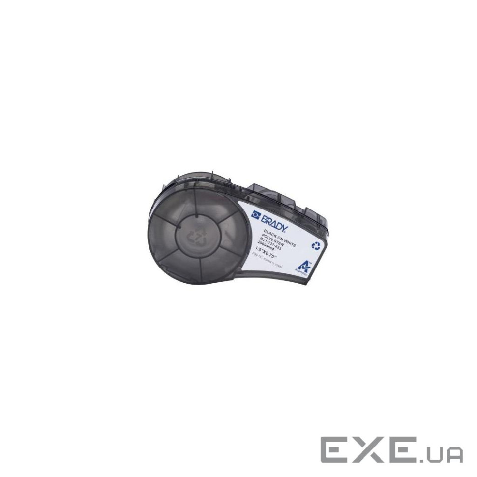 Стрічка для принтера етикеток Brady M21-137-423, 50.8мм х 19.05мм, 73ет, black on white, гл (152099)