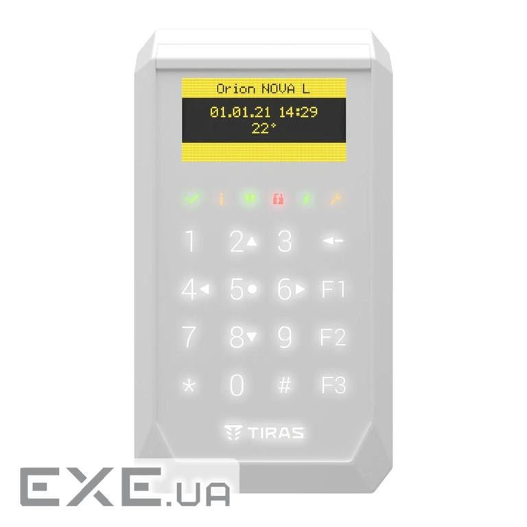 Сенсорна клавіатура OLED Тирас Tiras K-PAD OLED+ white