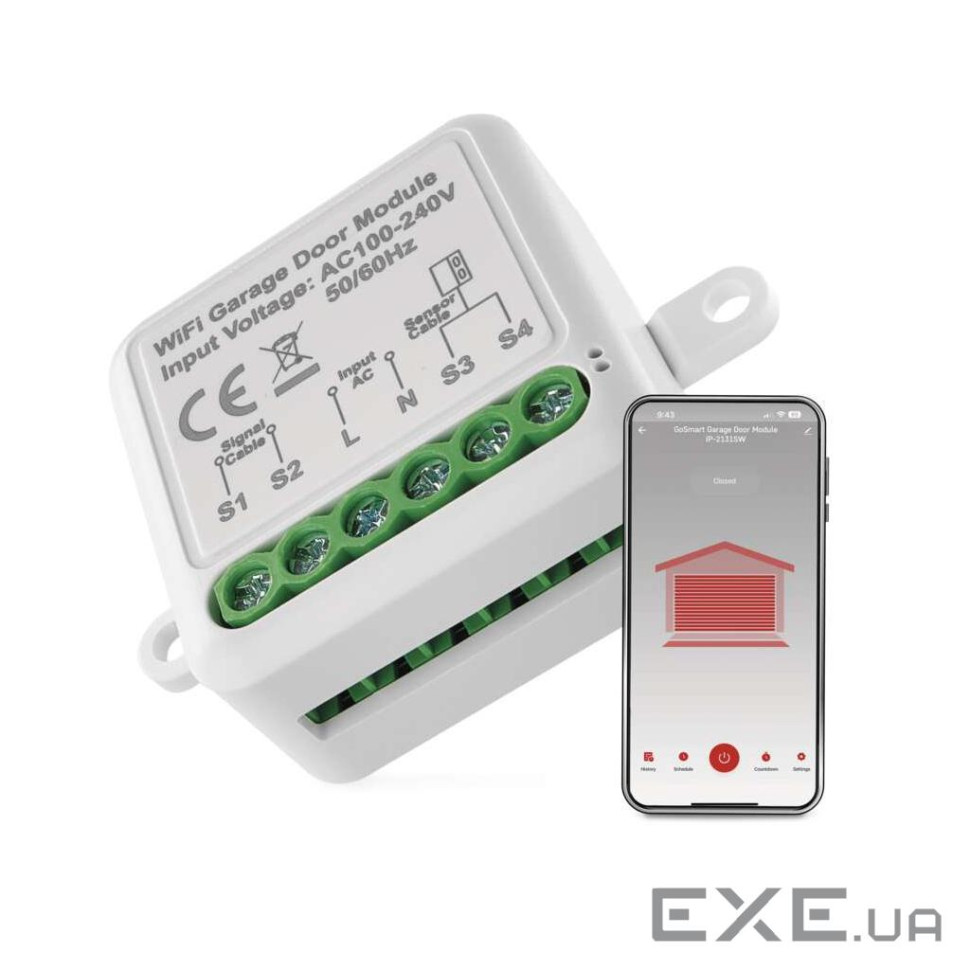 Модуль управління розумним будинком EMOS Smart Garage Door Control Module H5111 WiFi