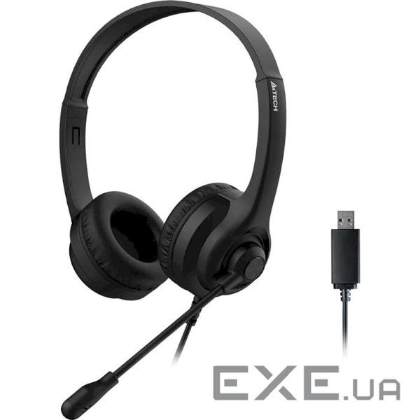 Навушники A4Tech HU-8 Black (4711421982641) (HU-8 (Black))